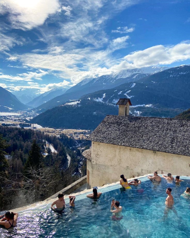 Roman Thermal Route in Bormio's Bagni Vecchi