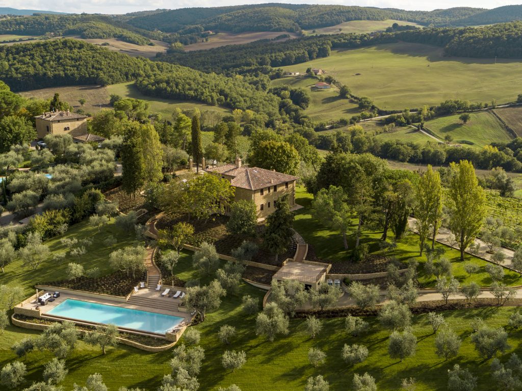 Tailored Total Tuscany Experience – Villa Benefizio aerial view